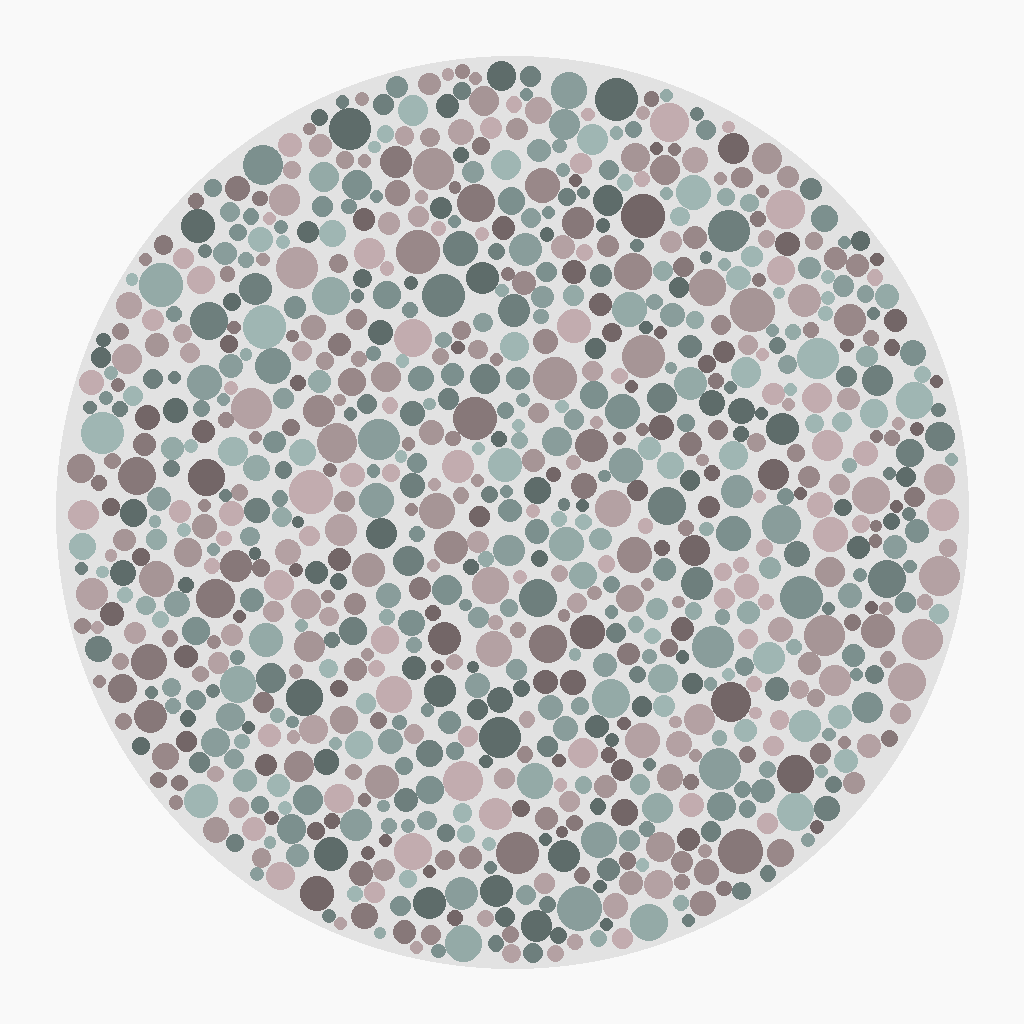 Colored dots with no intended number